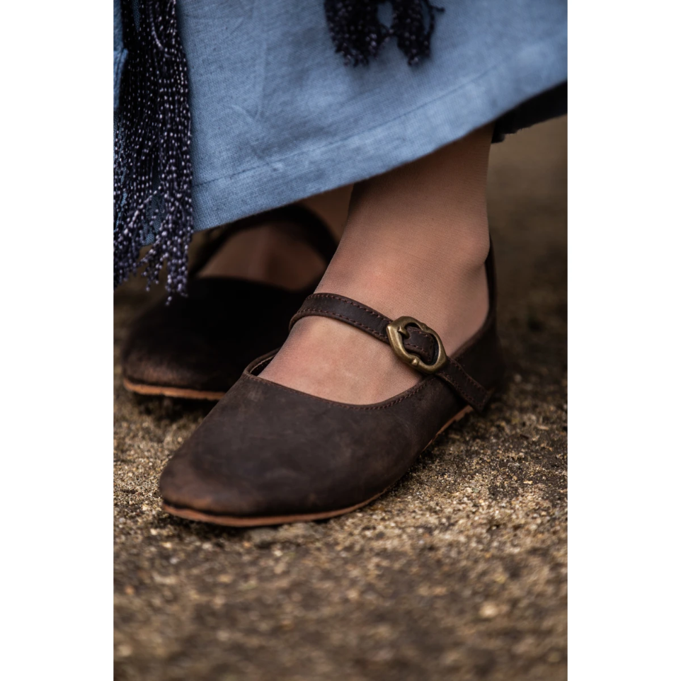 Mittelalterlicher Damenschuh